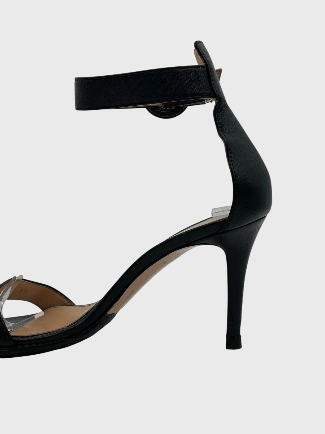 Gianvito Rossi Portofino Sandale mit Absatz EU 35 Schwarz - Image 6