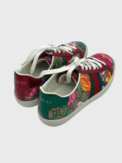 Gucci Ace GG Floral Low Top Sneaker EU 36.5 Mehrfarbig