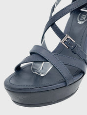 Tod's Platform Sandale mit Absatz EU 36 Blau - Image 6