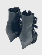 Isabel Marant Scarlet Wedge Ankle Boot EU 39 Schwarz