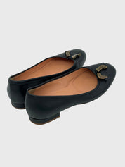 Charles Jourdan with Metal Detail Ballerina EU 37 Schwarz