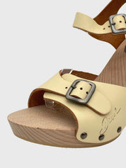 Diesel Wooden Heel Sandale mit Absatz EU 40 Beige - Image 6