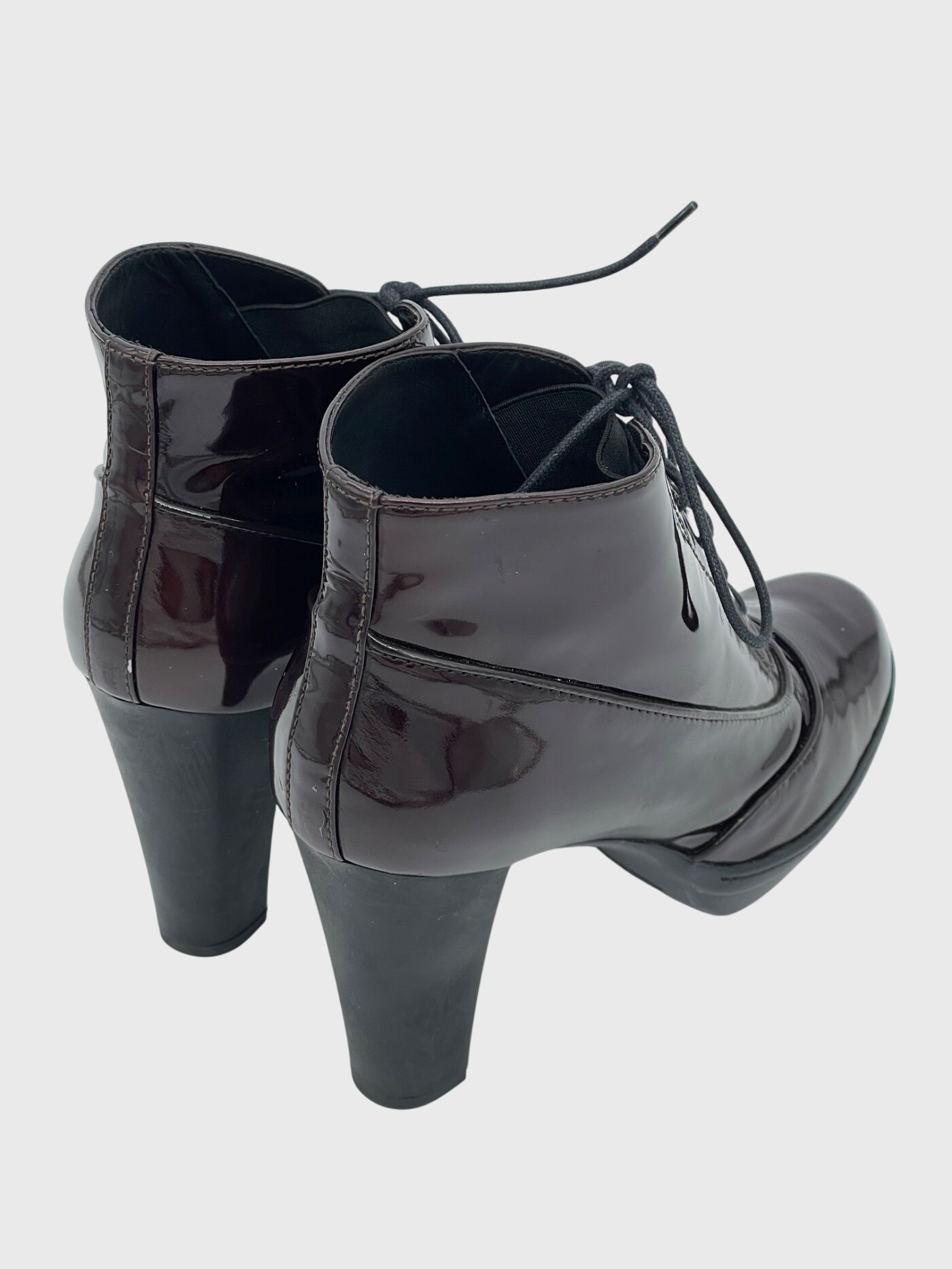 Tod's Gommini Lace-Up Platform Ankle Boot EU 38.5 Rot
