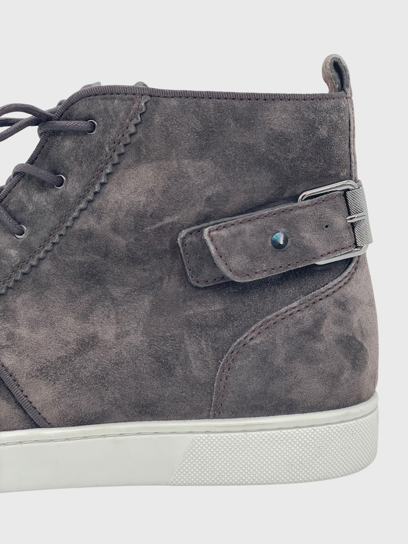 Christian Louboutin Nono Strap High Top Sneaker EU 43 Braun - Image 6