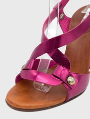Casadei Metallic Caged Sandale mit Absatz EU 37 Metallic - Image 6