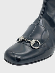 Gucci Horsebit Ankle Boot EU 37 Schwarz - Image 6