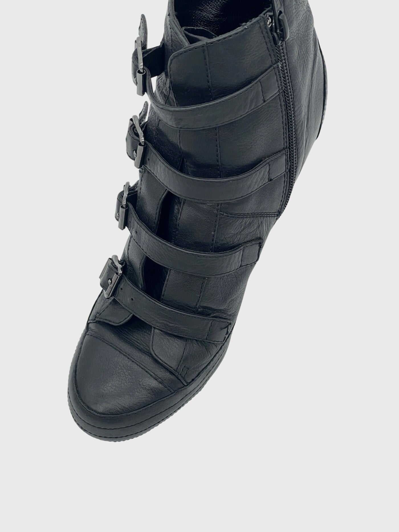 Ash Leather Ankle Boot EU 37 Schwarz - Image 6