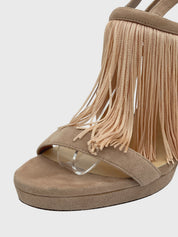 Jimmy Choo Farrah 100 Sandale mit Absatz EU 37 Beige - Image 6