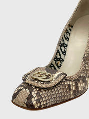 Gucci Python GG Pump EU 39 Mehrfarbig - Image 6