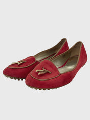 Tod's Gommini Mokassin EU 36.5 Rot