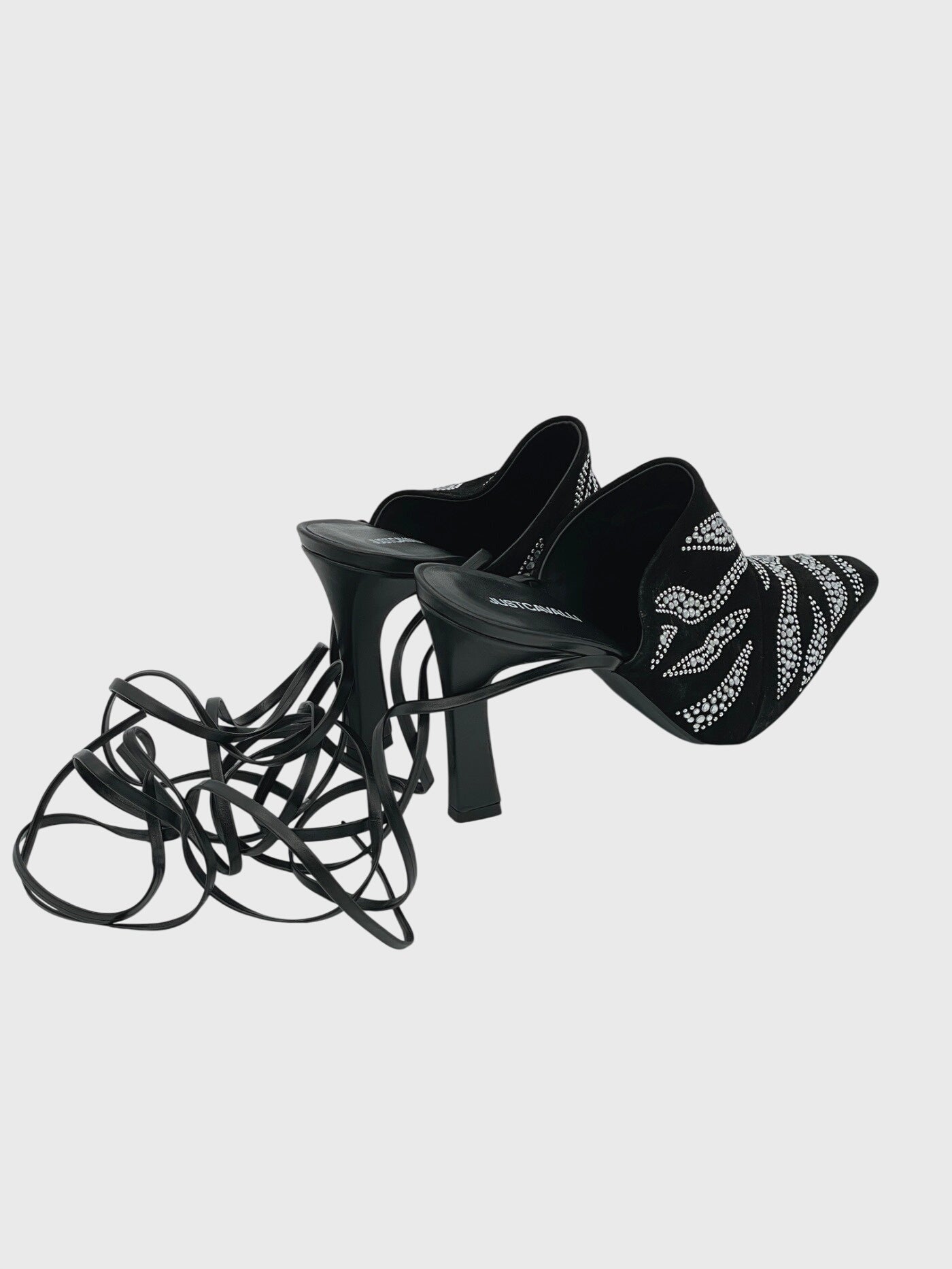 Just Cavalli Sandalo Donna Mule Pump EU 41 Schwarz