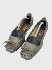 Tod's Gommini Ballerina EU 36.5 Metallic