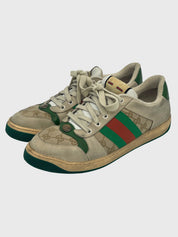 Gucci Screener Low Top Sneaker EU 41.5 Beige