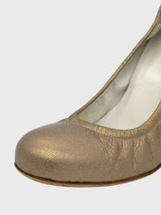 Jil Sander Metallic Scrunch Pump EU 38.5 Metallic - Image 6