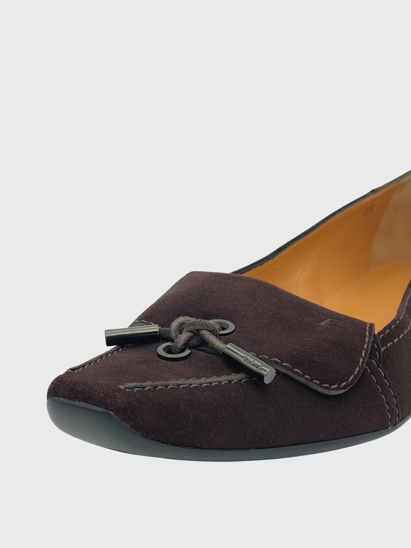Tod's Suede Mokassin EU 39 Braun - Image 6