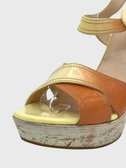 Prada Cork Platform Sandale mit Absatz EU 40 Mehrfarbig - Image 6