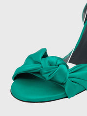 Isabel Marant Abenya Knot-Detail Sandale mit Absatz EU 37 Grün - Image 6
