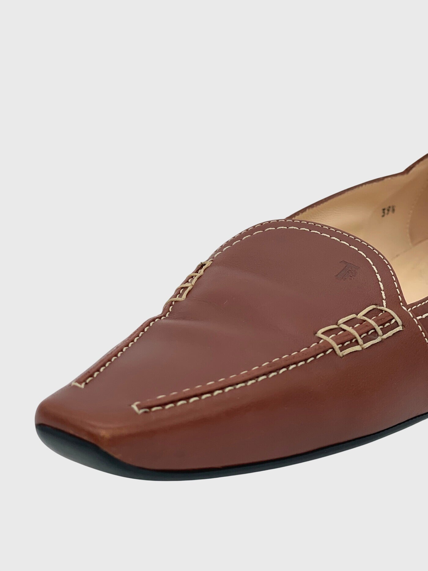 Tod's Leather Mokassin EU 39.5 Braun - Image 6