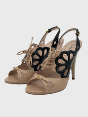 Miu Miu Cut-out Lace-up Sandale mit Absatz EU 38 Mehrfarbig - Image 3