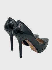 Prada Saffiano Plateau Pump EU 38 Schwarz