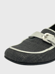 Bally Canva Loafer EU 39.5 Grau - Image 6