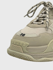 Balenciaga Triple S Platform Sneaker EU 38 Beige - Image 6