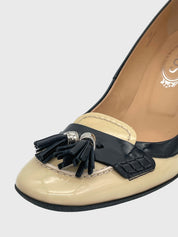Tod's Gommini Tassel Pump EU 38 Beige - Image 6