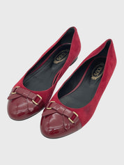 Tod's Gommini Ballerina EU 38 Rot
