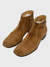 Jil Sander Suede Ankle Boot EU 41.5 Braun