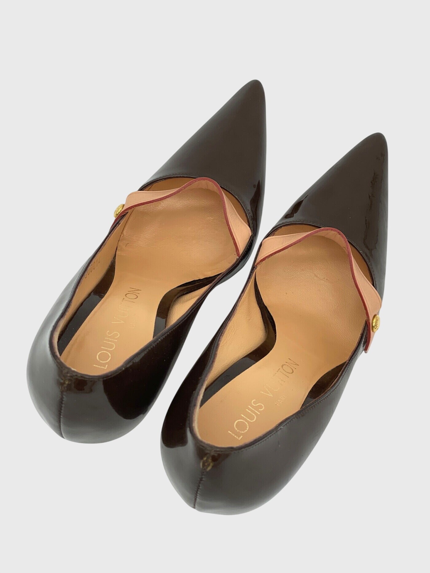 Louis Vuitton Leather Pump EU 35 Braun - Image 4