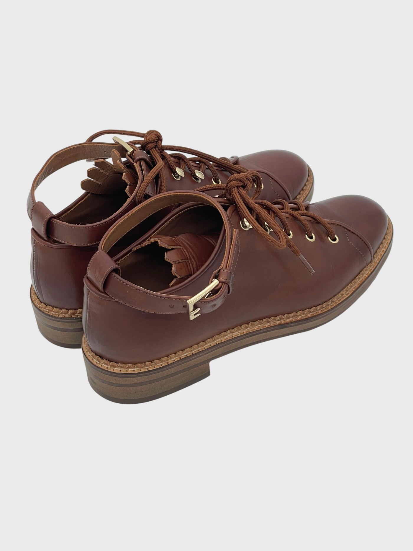 Max Mara Hayle Lace-up Oxford EU 36 Braun