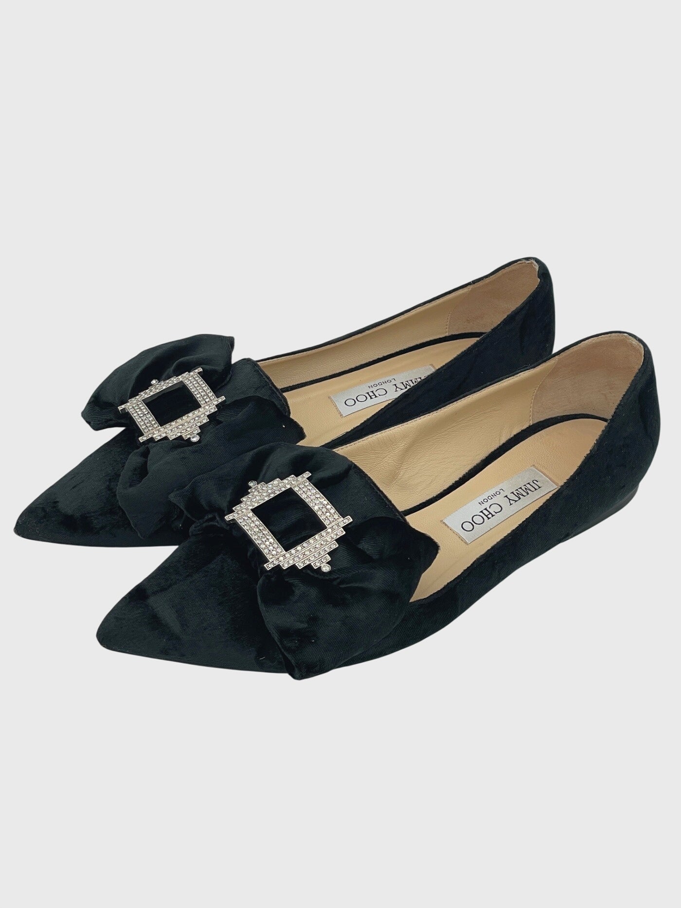 Jimmy Choo Gilly Ballerina EU 39.5 Schwarz