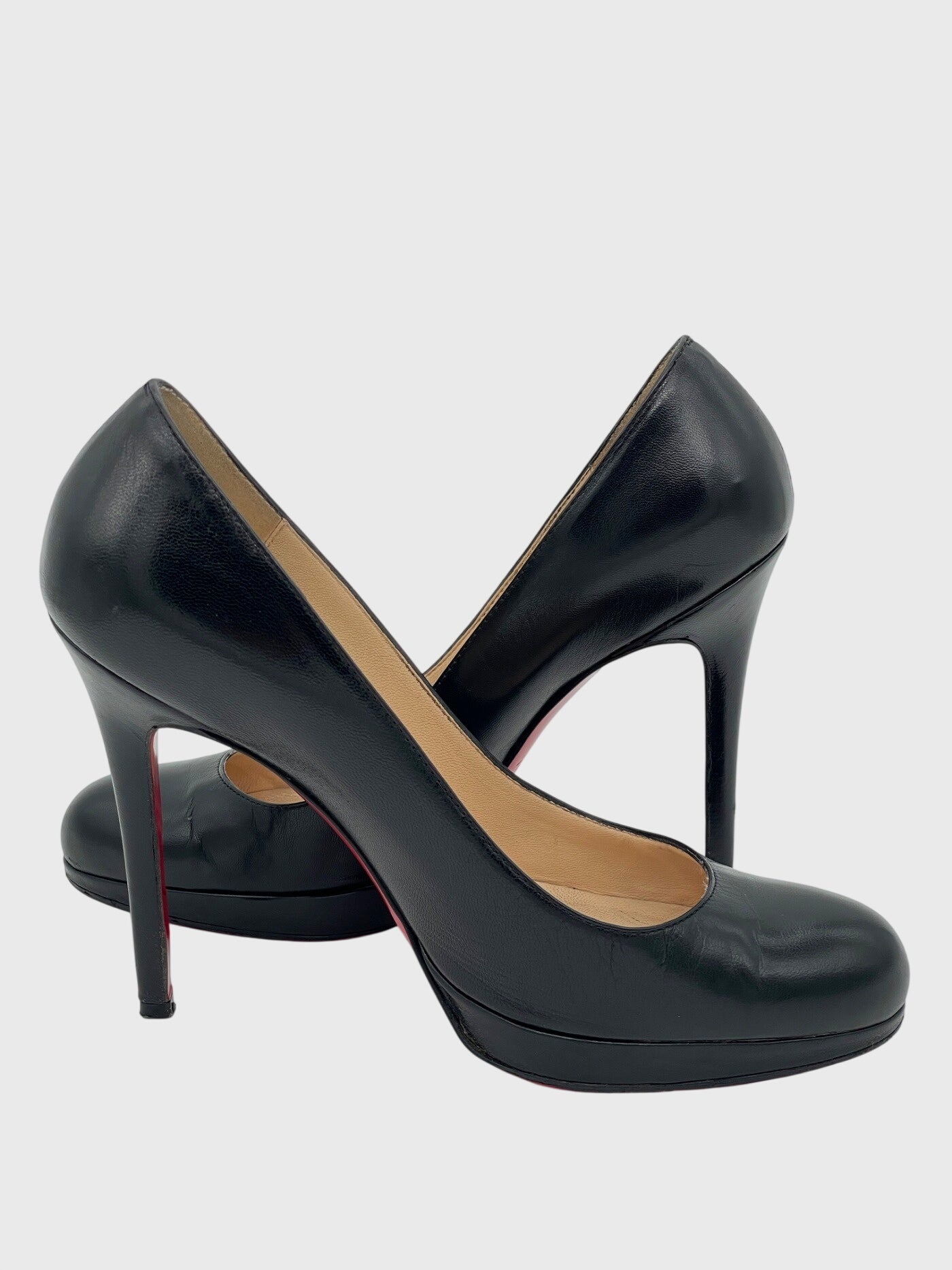 Christian Louboutin Bianca Plateau Pump EU 38 Schwarz