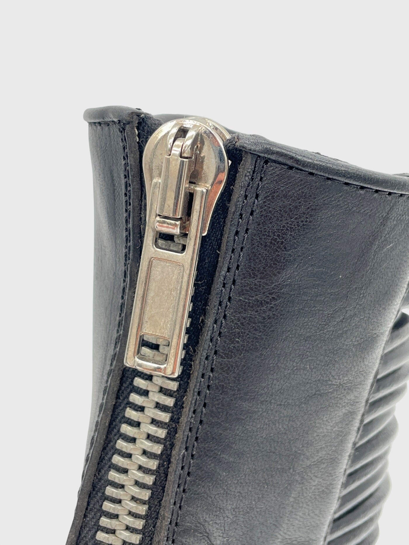 Rick Owens Slave Wedge Sandale mit Absatz EU 35 Schwarz - Image 5
