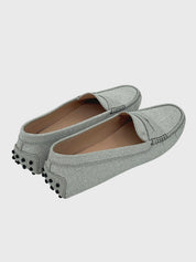 Tod's Gommino Mokassin EU 38.5 Metallic