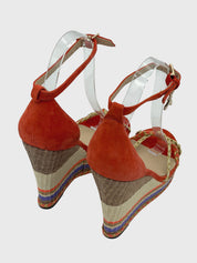 Patrizia Pepe Wedge Sandale mit Absatz EU 39 Mehrfarbig