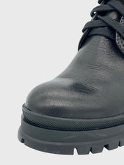 Prada Block Heel Ankle Boot EU 38 Schwarz - Image 6