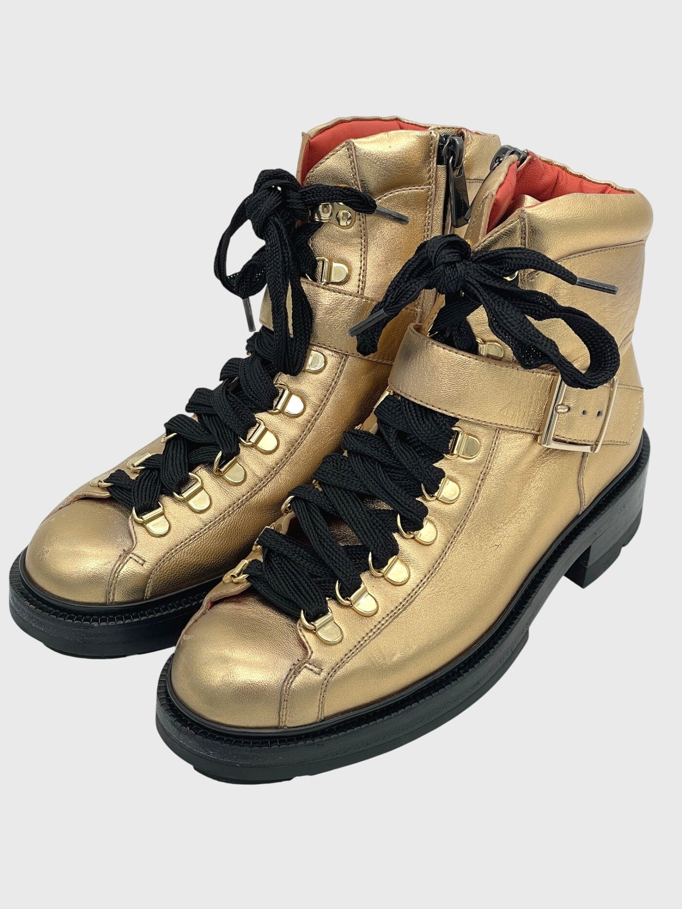 Santoni Mountain Ankle Boot EU 37 Metallic