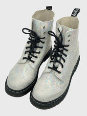 Dr. Martens 1460 Pascal Combat Stiefel EU 41 Metallic