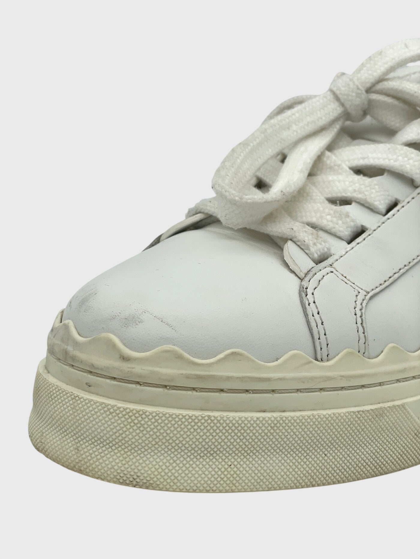 Chloé Lauren Low Top Sneaker EU 37 Weiß - Image 6