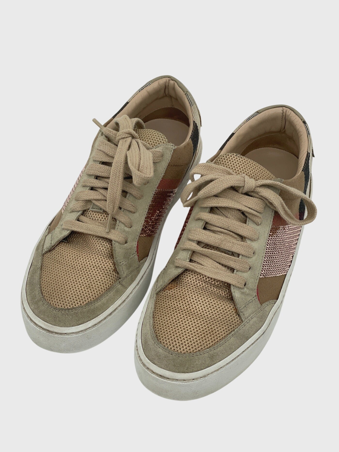 Burberry Salmond Low Top Sneaker EU 36 Mehrfarbig