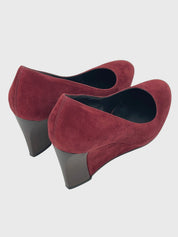 Tod's Gommini Wedge Pump EU 38 Rot