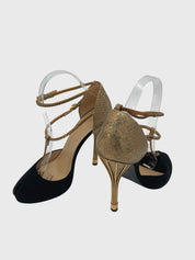 Gucci Ophelie T-Strap Pump EU 38 Mehrfarbig