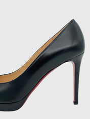 Christian Louboutin Leather Plateau Pump EU 38.5 Schwarz - Image 6