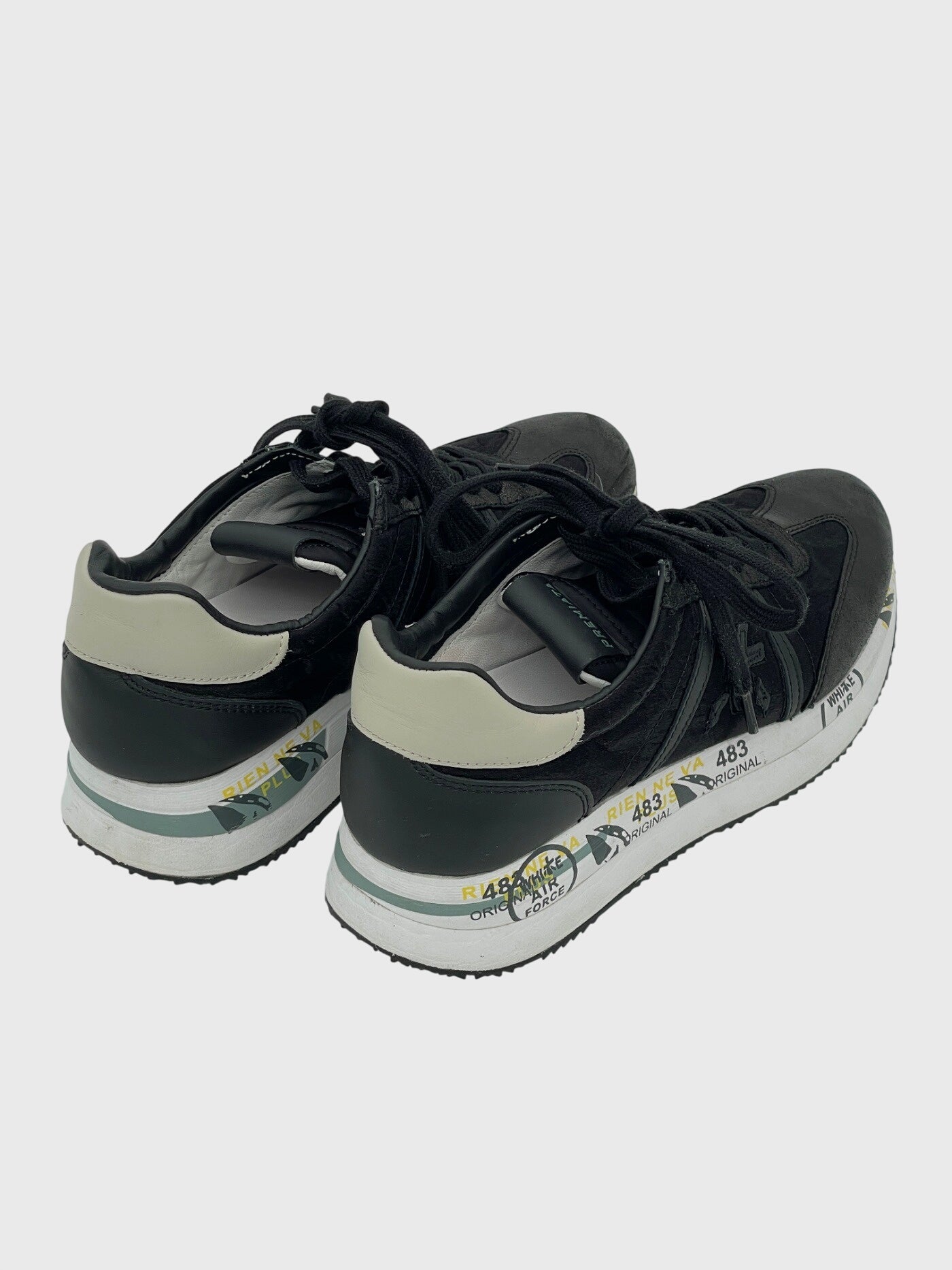 Premiata Conny Low Top Sneaker EU 38 Schwarz