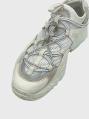 Jimmy Choo Diamond Trail Low Top Sneaker EU 40 Weiß - Image 6