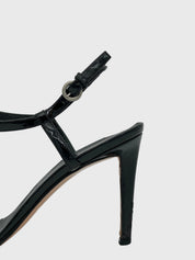 Miu Miu Vernice Sandale mit Absatz EU 36.5 Schwarz