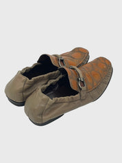Biarritz Croc-Embossed Bit Loafer EU 41 Braun