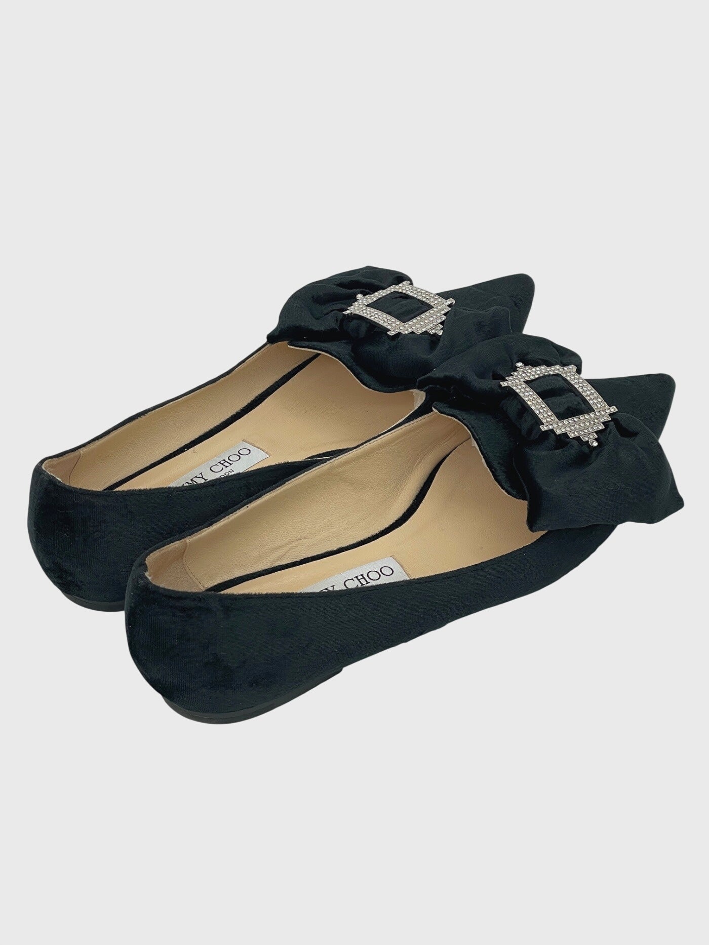 Jimmy Choo Gilly Ballerina EU 39.5 Schwarz
