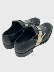Tod's Gommino Fringe Monk Strap Loafer EU 38 Schwarz